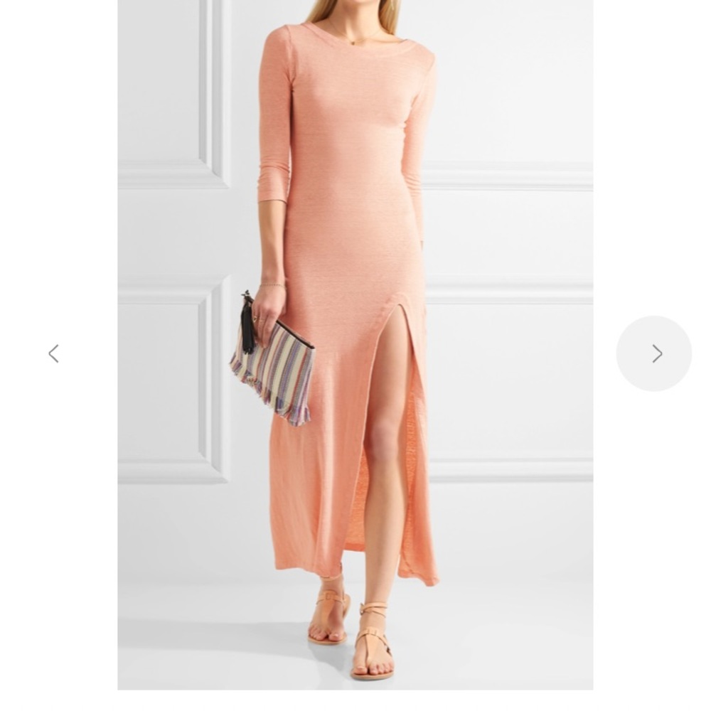 Solid & Striped Peach linen dress NWT